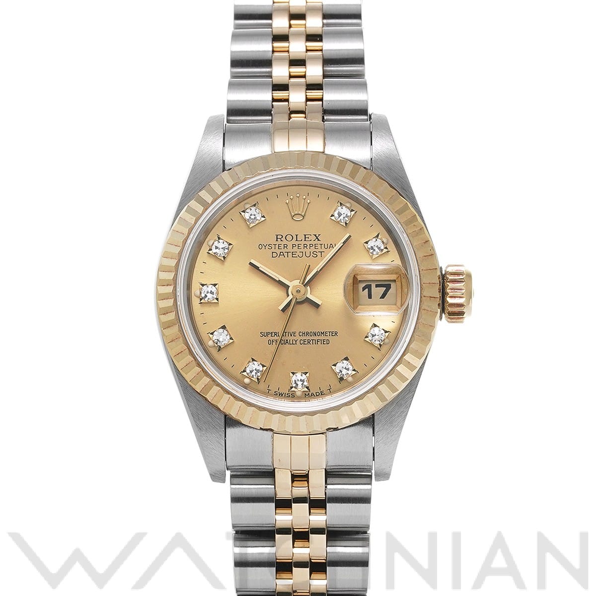 ロレックス / ROLEX デイトジャスト 69173G シャンパン/ダイヤモンド レディース 時計 【中古】【wristwatch】