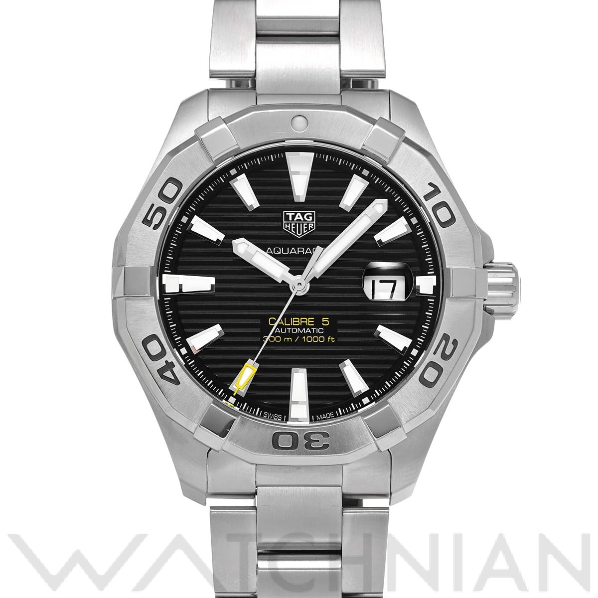 タグ ホイヤー / TAG HEUER アクアレーサー キャリバー5 WAY2010.BA0927 ブラック メンズ 時計 【中古】【wristwatch】