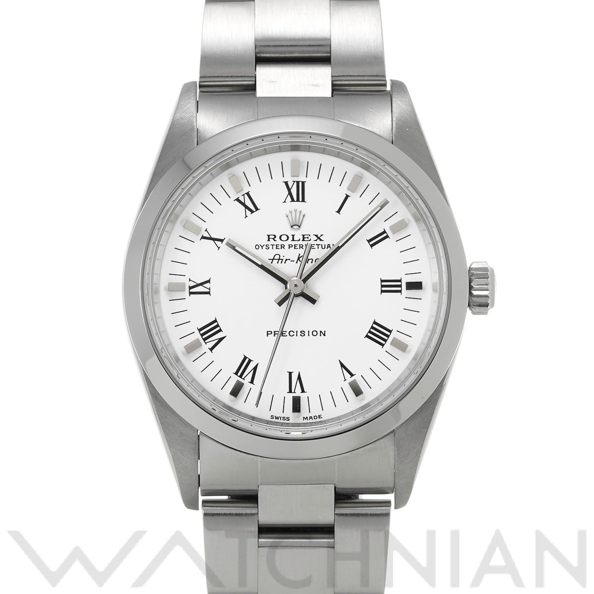 ロレックス エアキング 14000M ホワイト メンズ 時計 【中古】【wristwatch】