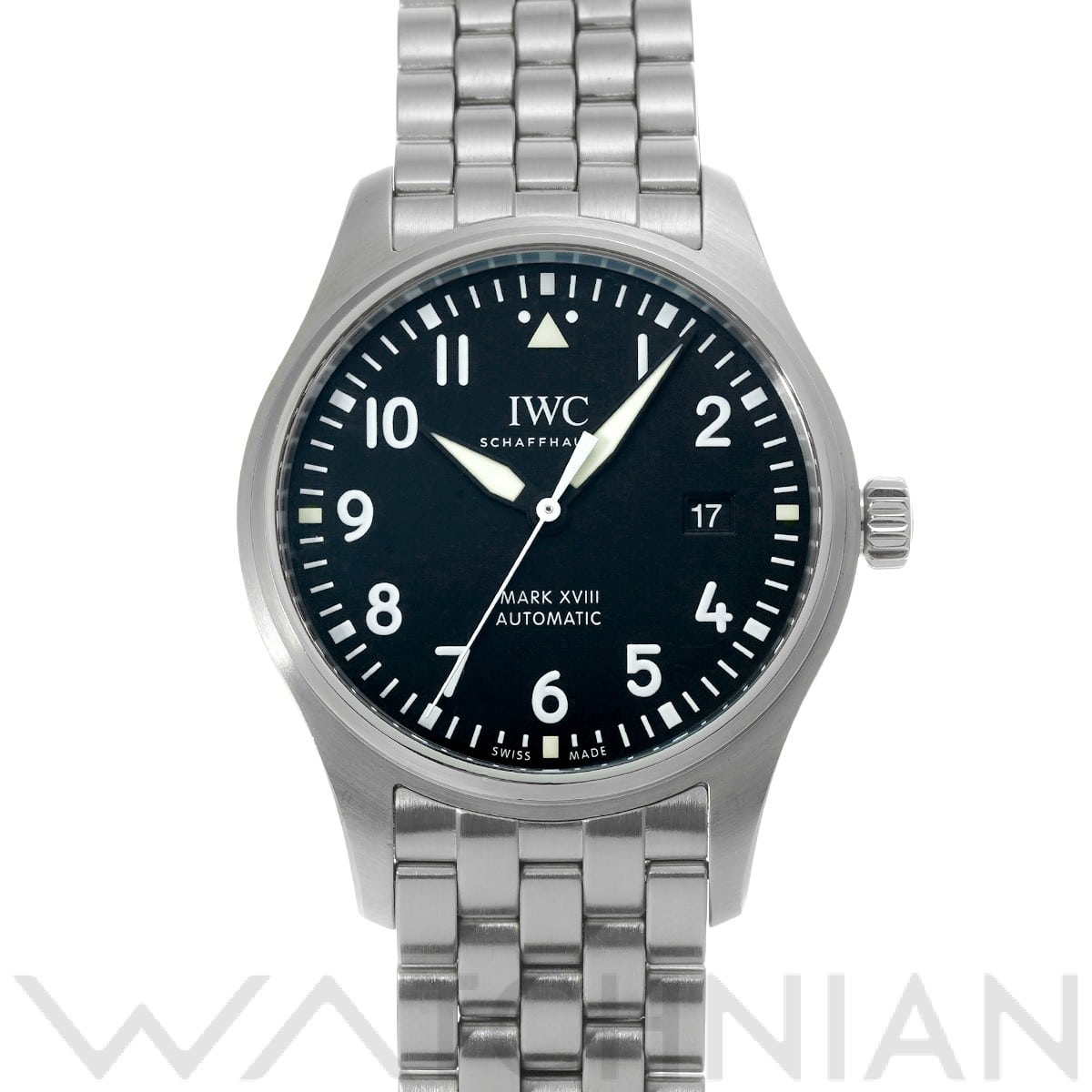 IWC パイロットウォッチ マーク XVIII IW327009 ブラック メンズ 時計 【中古】【wristwatch】