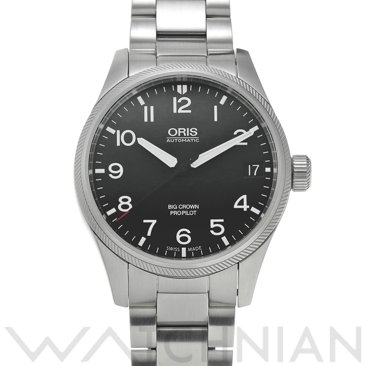 オリス / ORIS ビッグクラウン プロパイロット ビッグデイト 01 751 7697 4164-07 8 20 19 ブラック メンズ 時計 【中古】【wristwatch】