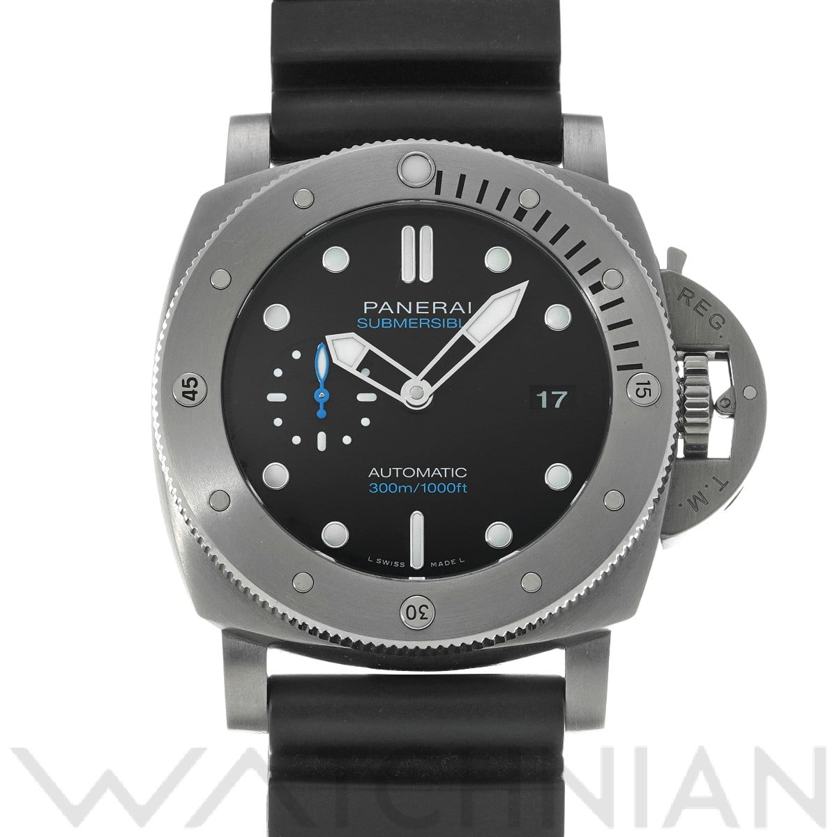 パネライ / PANERAI ルミノール 1950 サブマーシブル 3デイズ チタニオ PAM01305 ブラック メンズ 時計 【中古】【wristwatch】