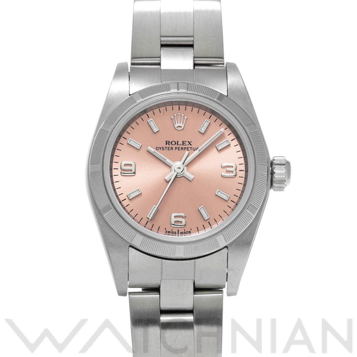 ロレックス オイスターパーペチュアル 76030 ピンク レディース 時計 【中古】【wristwatch】