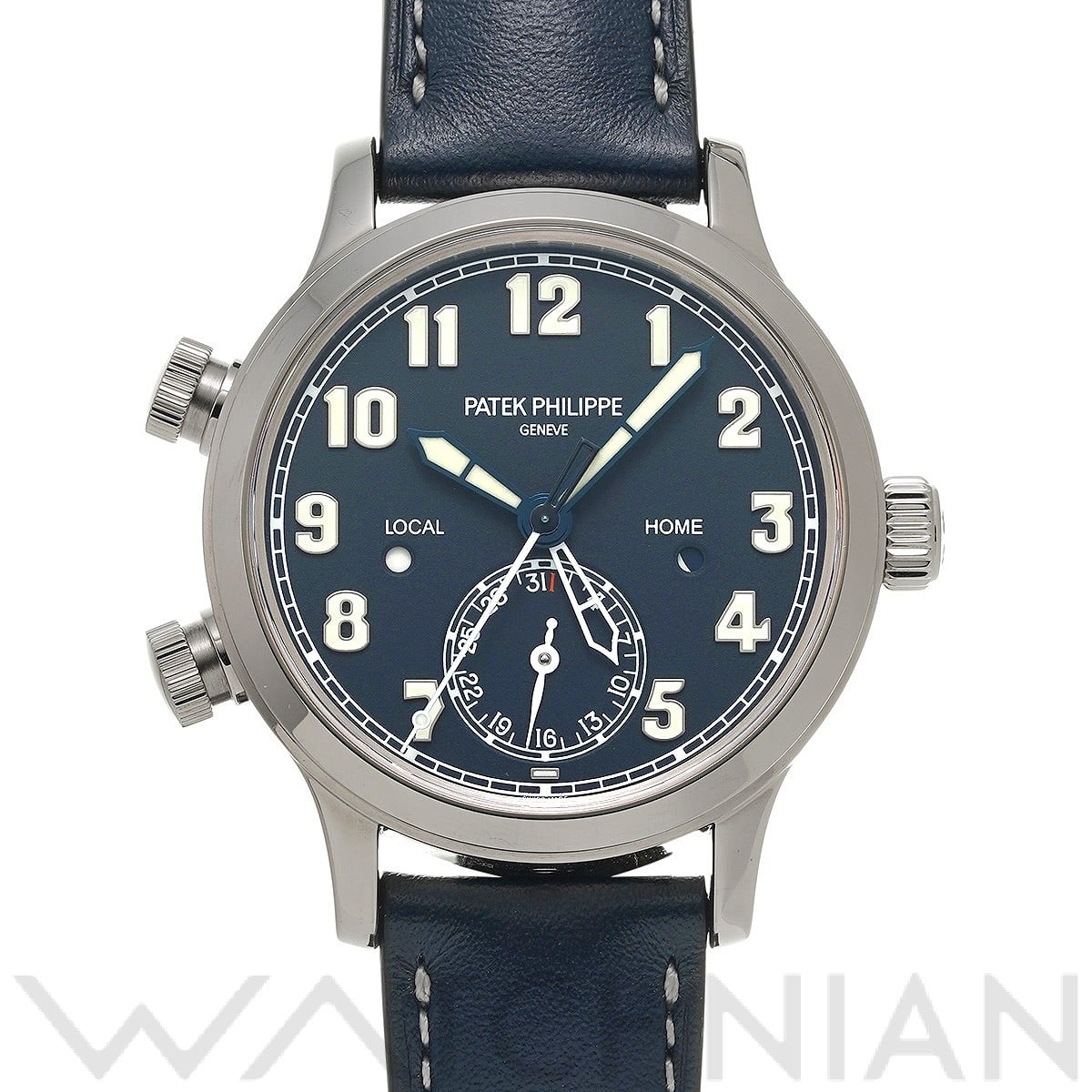 パテック フィリップ / PATEK PHILIPPE カラトラバ パイロット トラベルタイム 7234G-001 ブルー レディース 時計 【中古】【wristwatch】