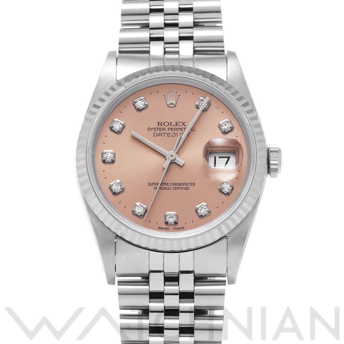 ロレックス ROLEX 16234G X番(1993年頃製造) ピンク /ダイヤモンド メンズ 腕時計