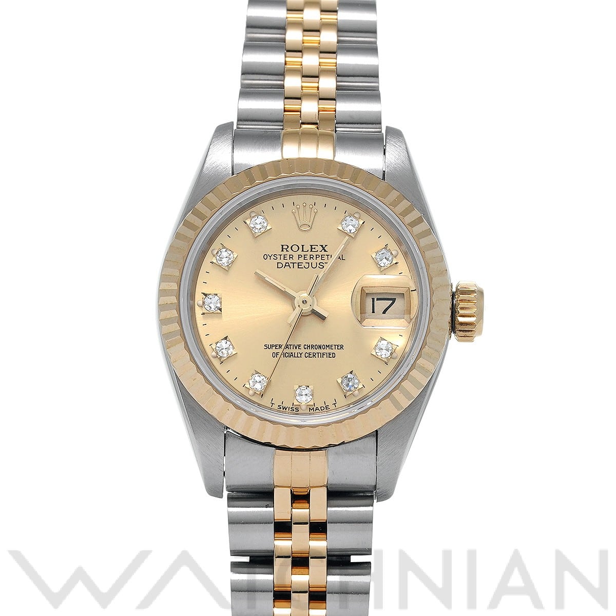ロレックス / ROLEX デイトジャスト 69173G シャンパン/ダイヤモンド レディース 時計 【中古】【wristwatch】