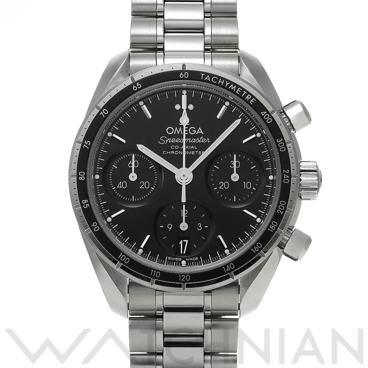 オメガ / OMEGA スピードマスター 38 コーアクシャル 324.30.38.50.01.001 ブラック メンズ 時計 【中古】【wristwatch】