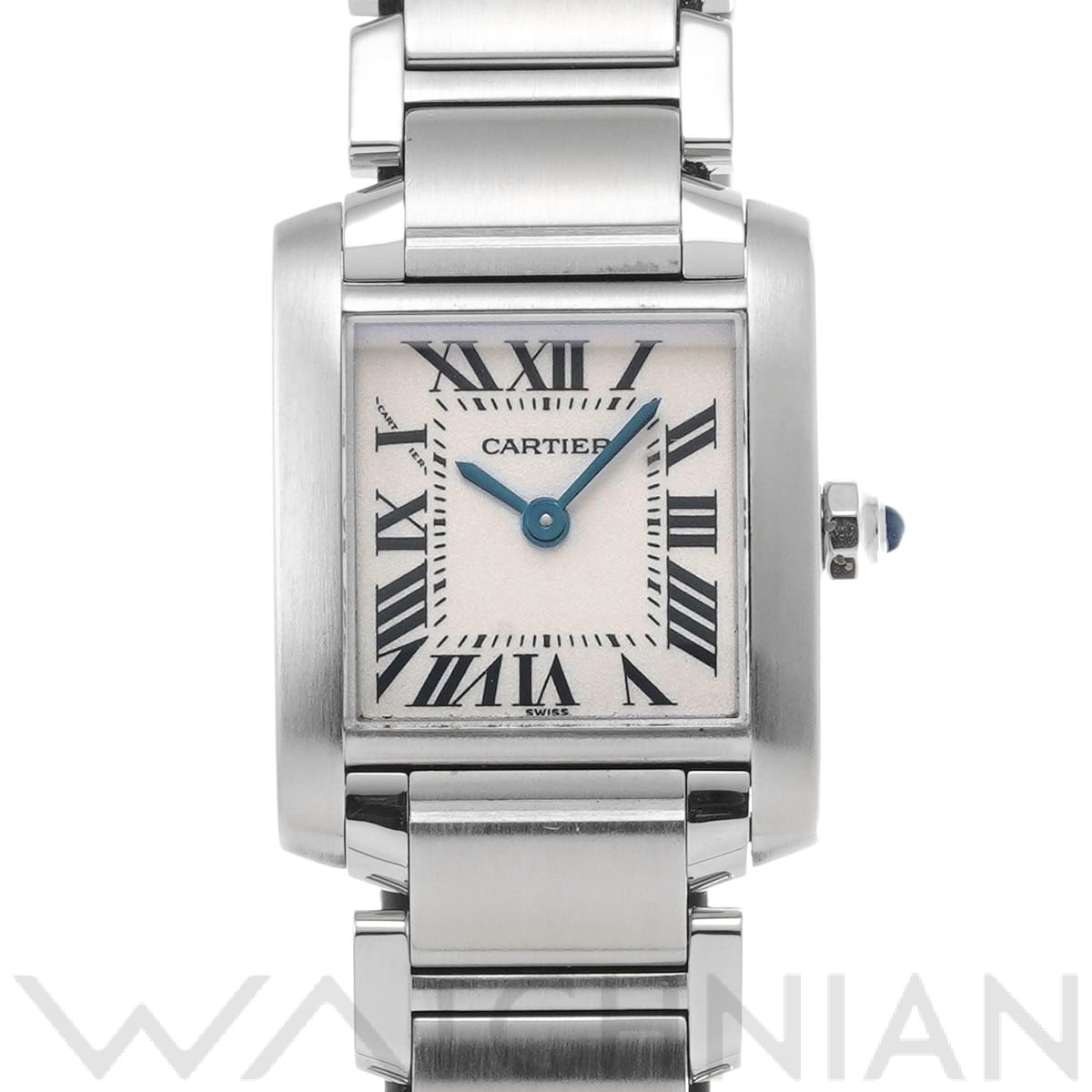 カルティエ / CARTIER タンク フランセーズ SM W51008Q3 シルバー レディース 時計 【中古】【wristwatch】