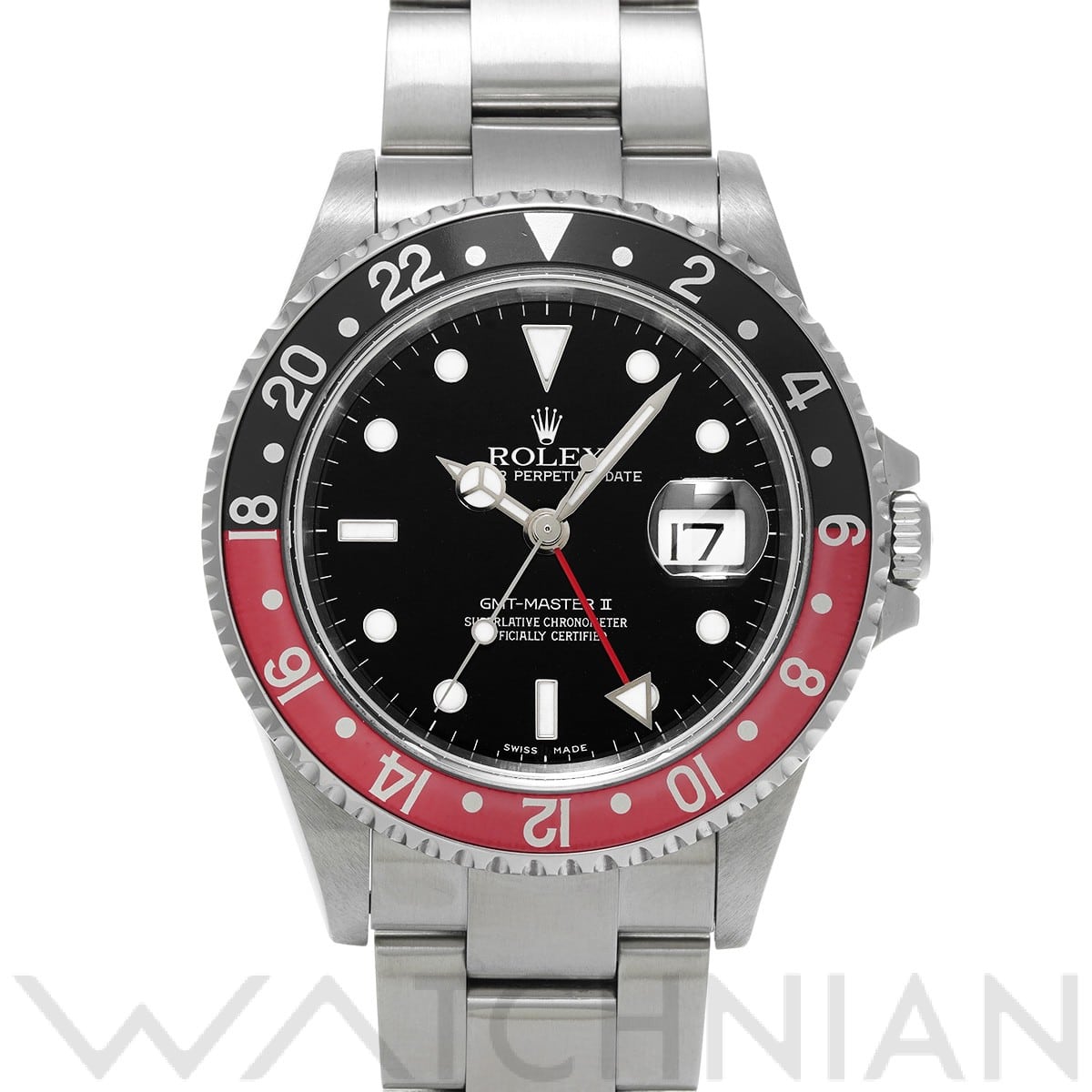 ロレックス GMTマスターII 16710 ブラック メンズ 時計 【中古】【wristwatch】