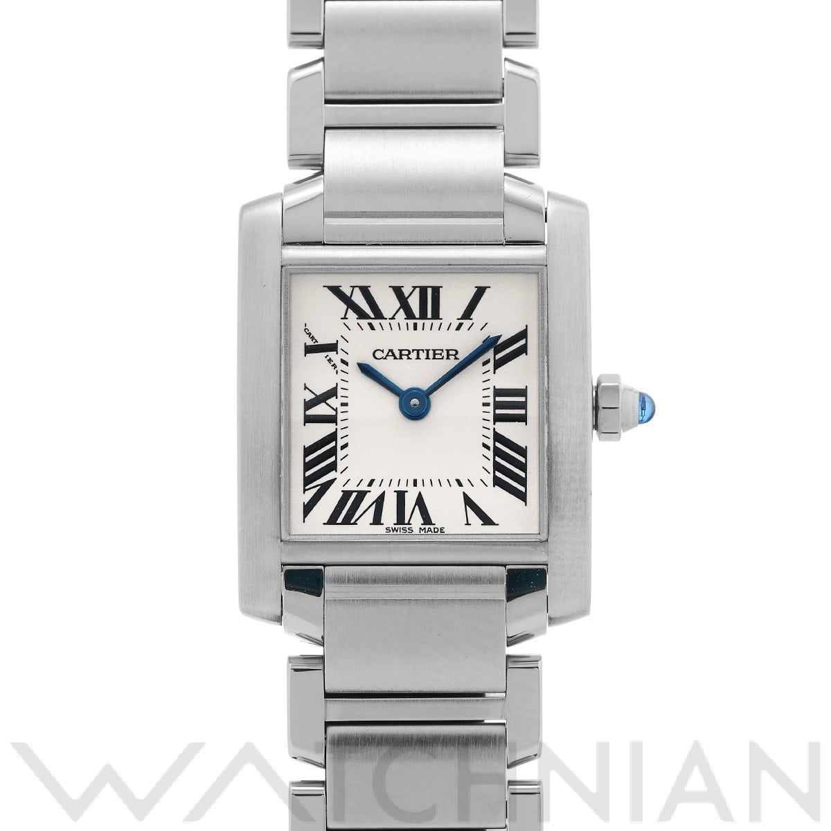 カルティエ / CARTIER タンク フランセーズ SM W51008Q3 シルバー レディース 時計 【中古】【wristwatch】