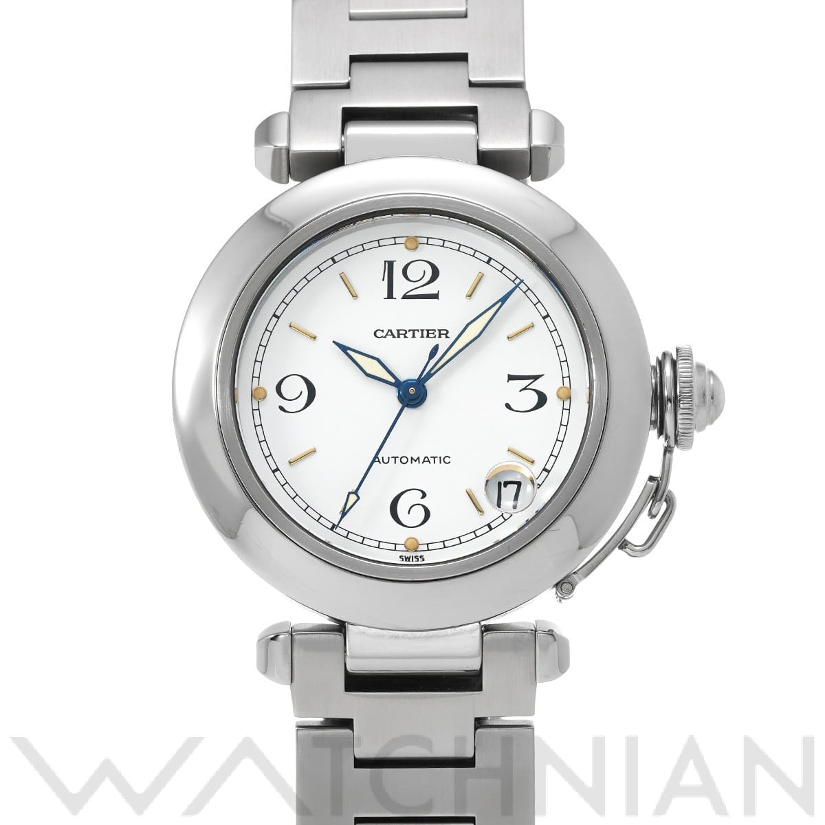 カルティエ / CARTIER パシャC W31015M7 ホワイト ユニセックス 時計 【中古】【wristwatch】