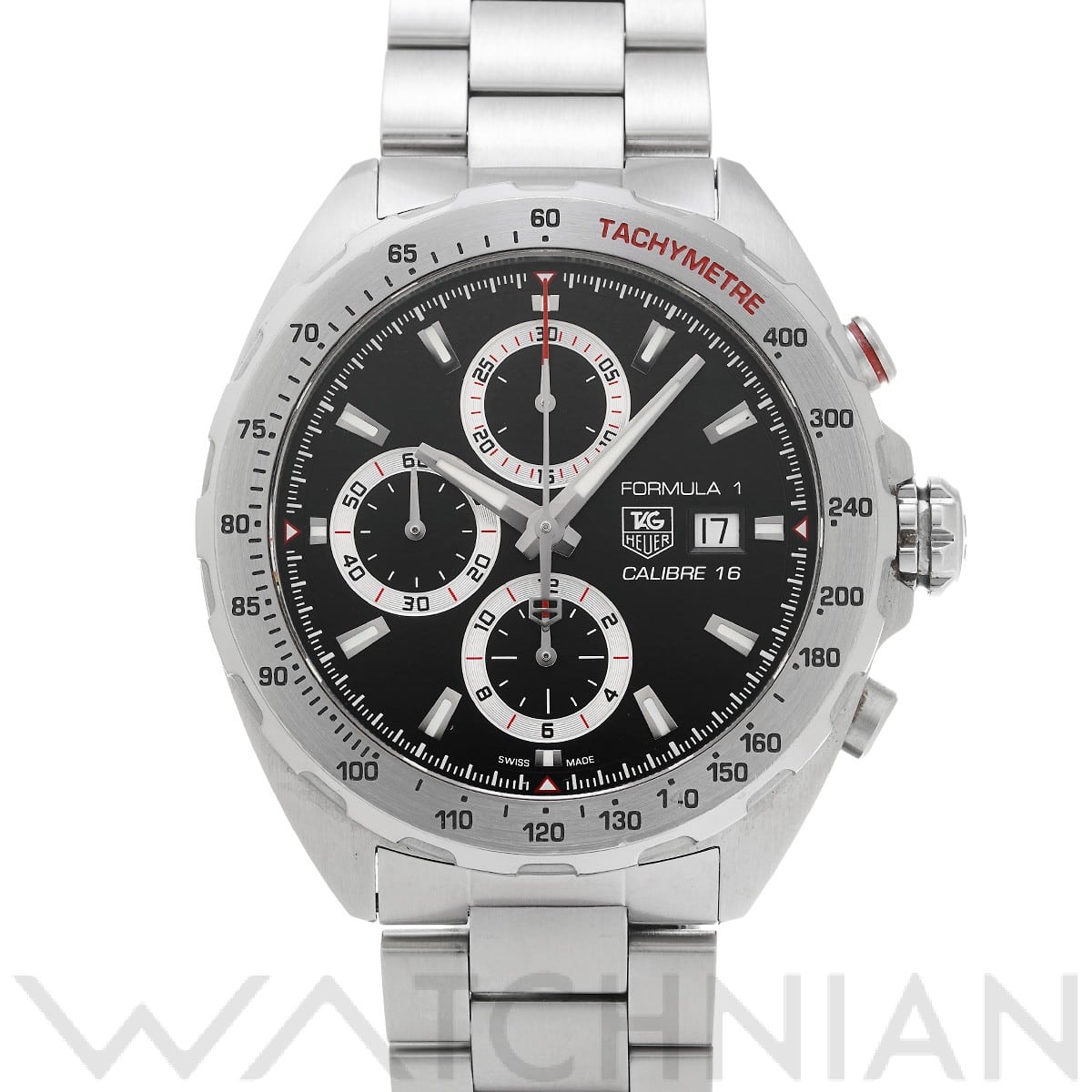 タグ ホイヤー / TAG HEUER フォーミュラ1 キャリバー16 クロノグラフ CAZ2010.BA0876 ブラック メンズ 時計 【中古】【wristwatch】