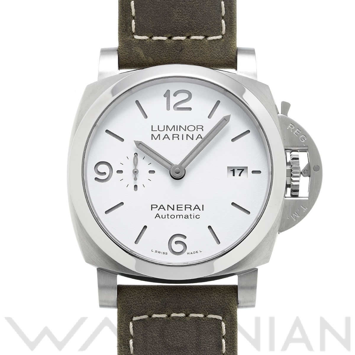 パネライ / PANERAI ルミノールマリーナ 44mm PAM01314 ホワイト メンズ 時計 【中古】【wristwatch】