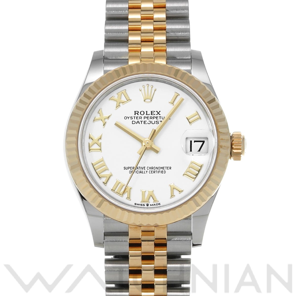 ロレックス デイトジャスト 31 278273 ホワイト ユニセックス 時計 【中古】【wristwatch】