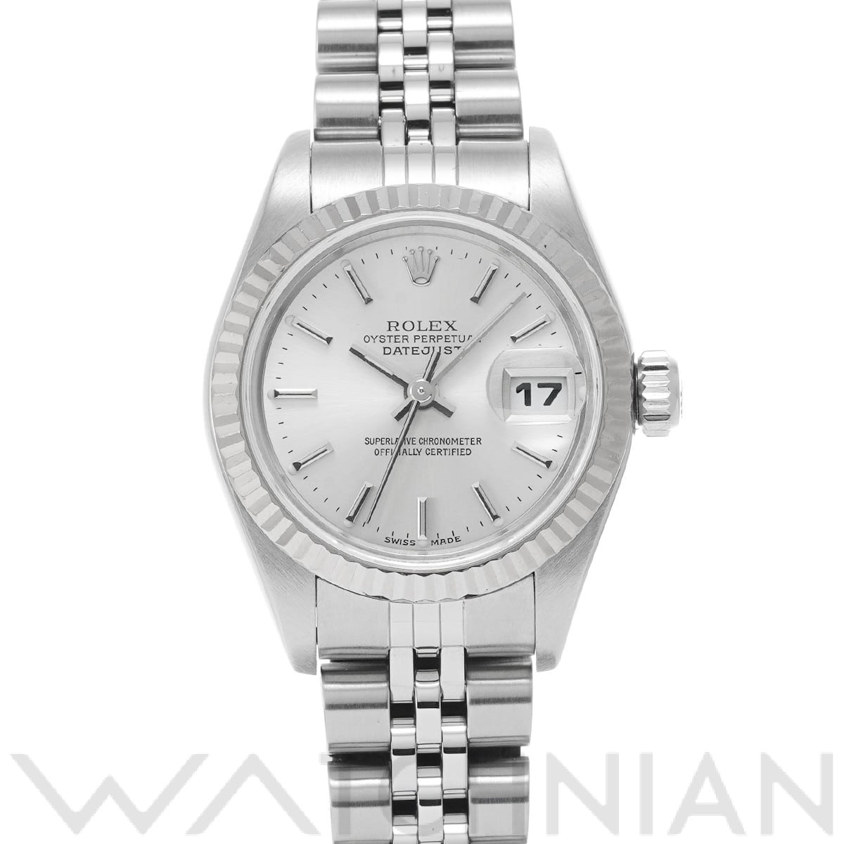 ロレックス デイトジャスト 79174 グレー レディース 時計 【中古】【wristwatch】