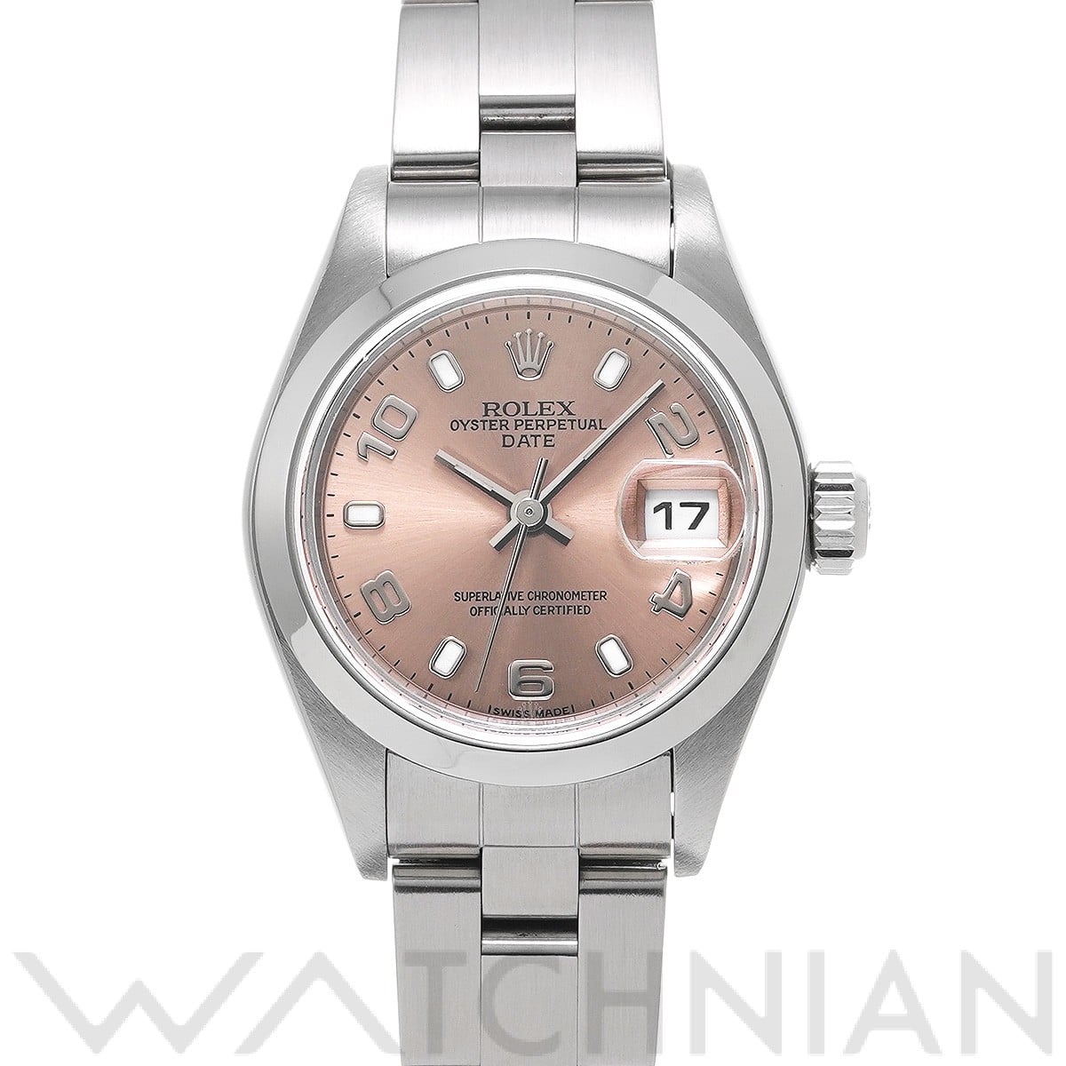 ロレックス オイスターパーペチュアル デイト 79160 ピンク レディース 時計 【中古】【wristwatch】