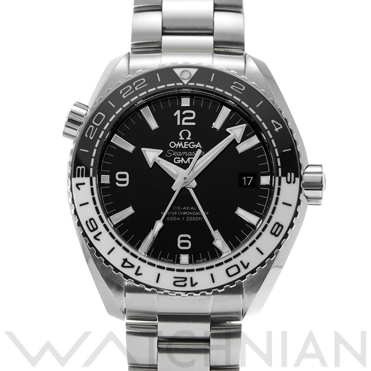 オメガ / OMEGA シーマスター プラネットオーシャン 600 コーアクシャル マスタークロノメーター GMT 215.30.44.22.01.001 ブラック メンズ 時計 【中古】【wristwatch】