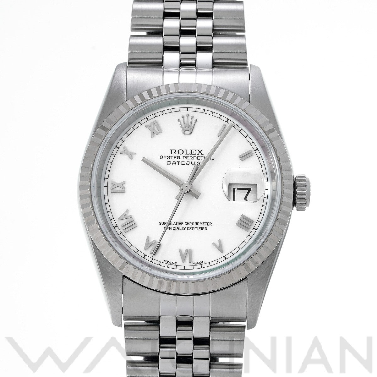 ロレックス デイトジャスト 16234 ホワイト メンズ 時計 【中古】【wristwatch】