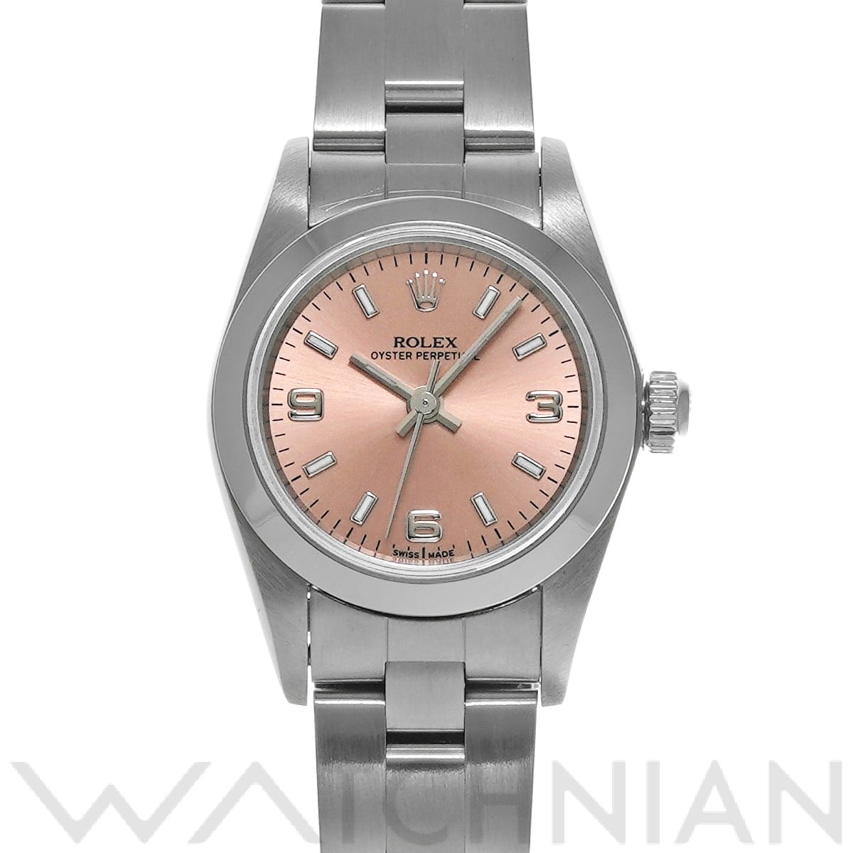 ロレックス / ROLEX オイスターパーペチュアル 76080 ピンク レディース 時計 【中古】【wristwatch】