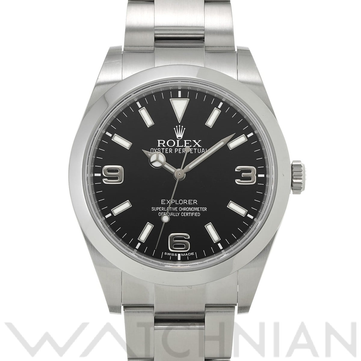 ロレックス エクスプローラー 214270 ブラック メンズ 時計 【中古】【wristwatch】