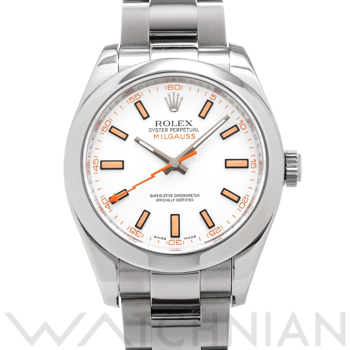 ロレックス / ROLEX ミルガウス 116400 ホワイト メンズ 時計 【中古】【wristwatch】