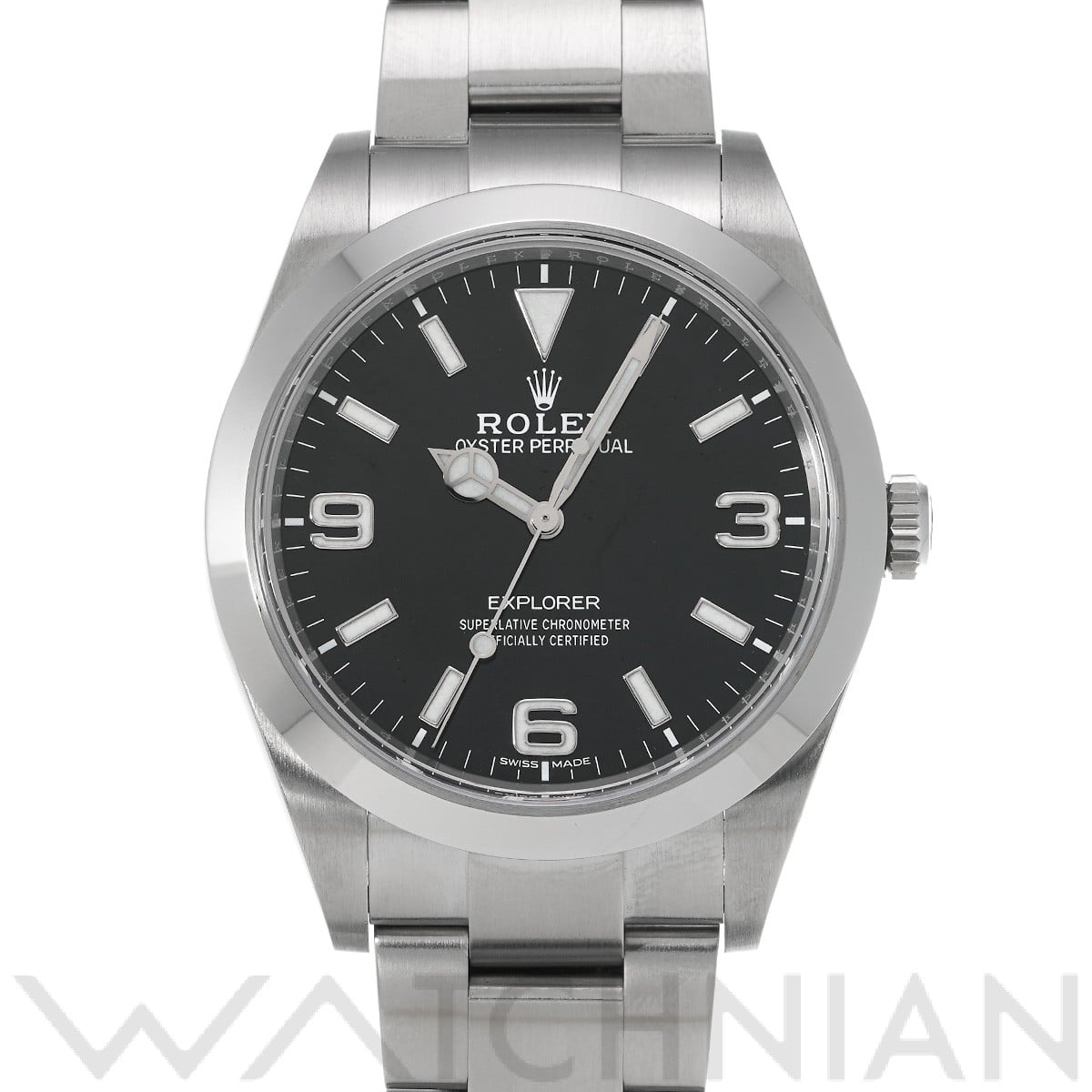 ロレックス エクスプローラー 214270 ブラック メンズ 時計 【中古】【wristwatch】