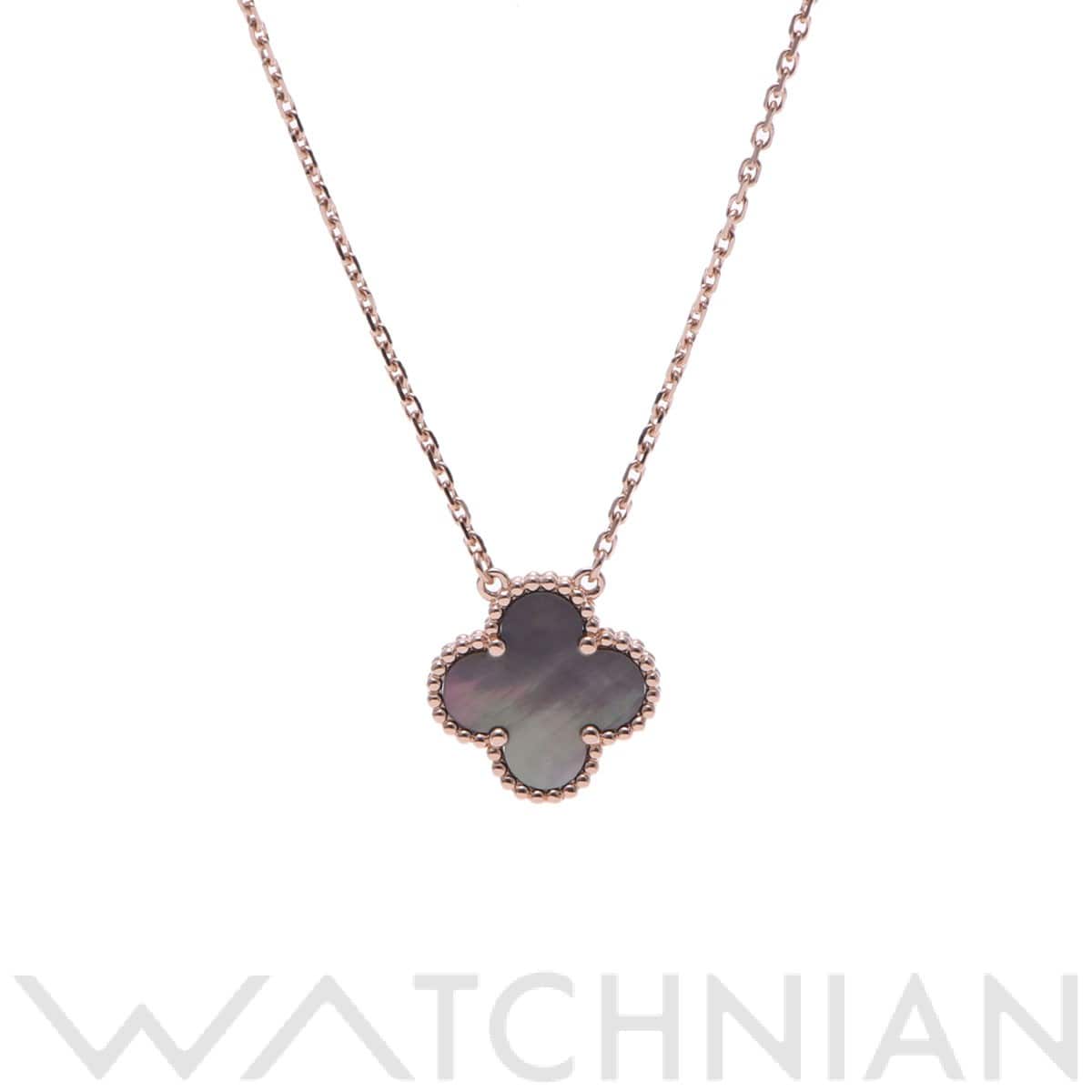 ヴァン クリーフ&アーペル ヴィンテージアルハンブラ ネックレス ゴールド K18ピンクゴールド PG レディース ジュエリー 【中古】【jewelry】