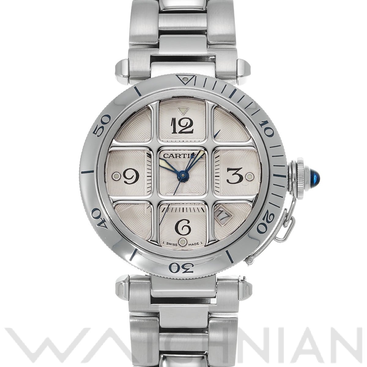 カルティエ / CARTIER パシャ グリッド W31040H3 シルバー メンズ 時計 【中古】【wristwatch】