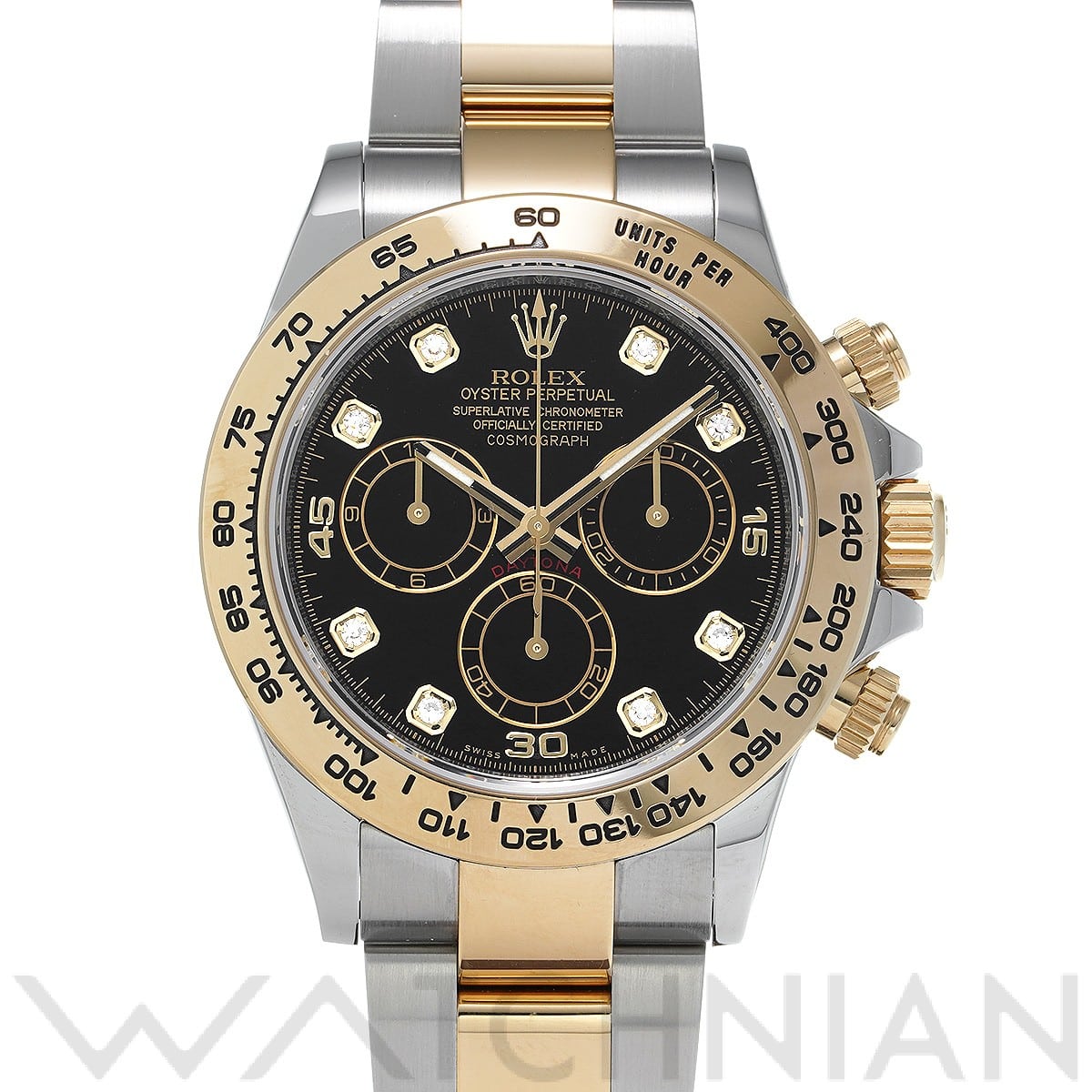 ロレックス コスモグラフ デイトナ 116503G ブラック/ダイヤモンド メンズ 時計 【中古】【wristwatch】