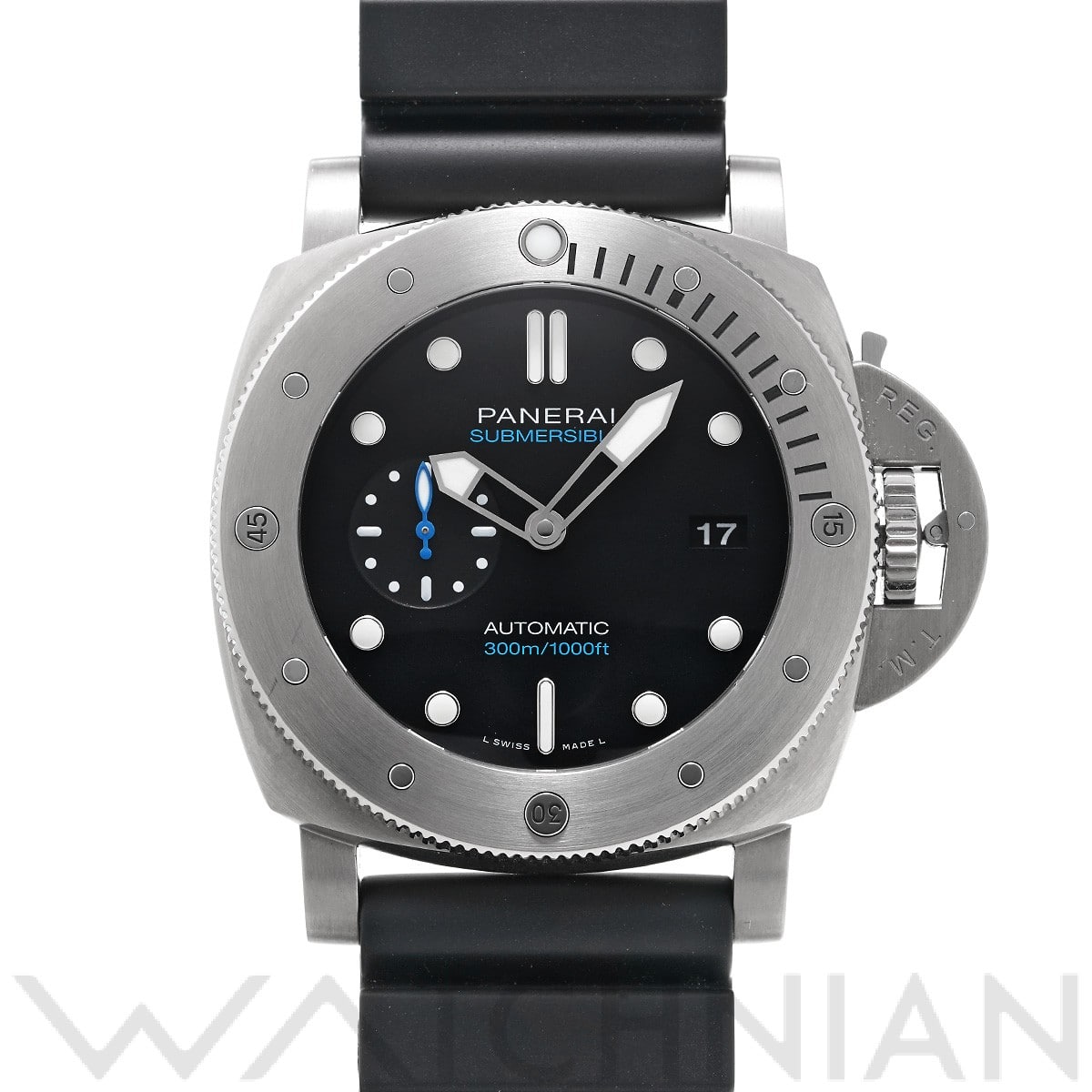 パネライ / PANERAI ルミノール 1950 サブマーシブル 3デイズ チタニオ PAM01305 ブラック メンズ 時計 【中古】【wristwatch】