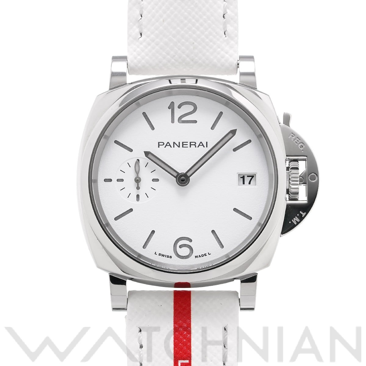 パネライ / PANERAI ルミノール ドゥエ ルナ・ロッサ PAM01306 ホワイト メンズ 時計 【中古】【wristwatch】