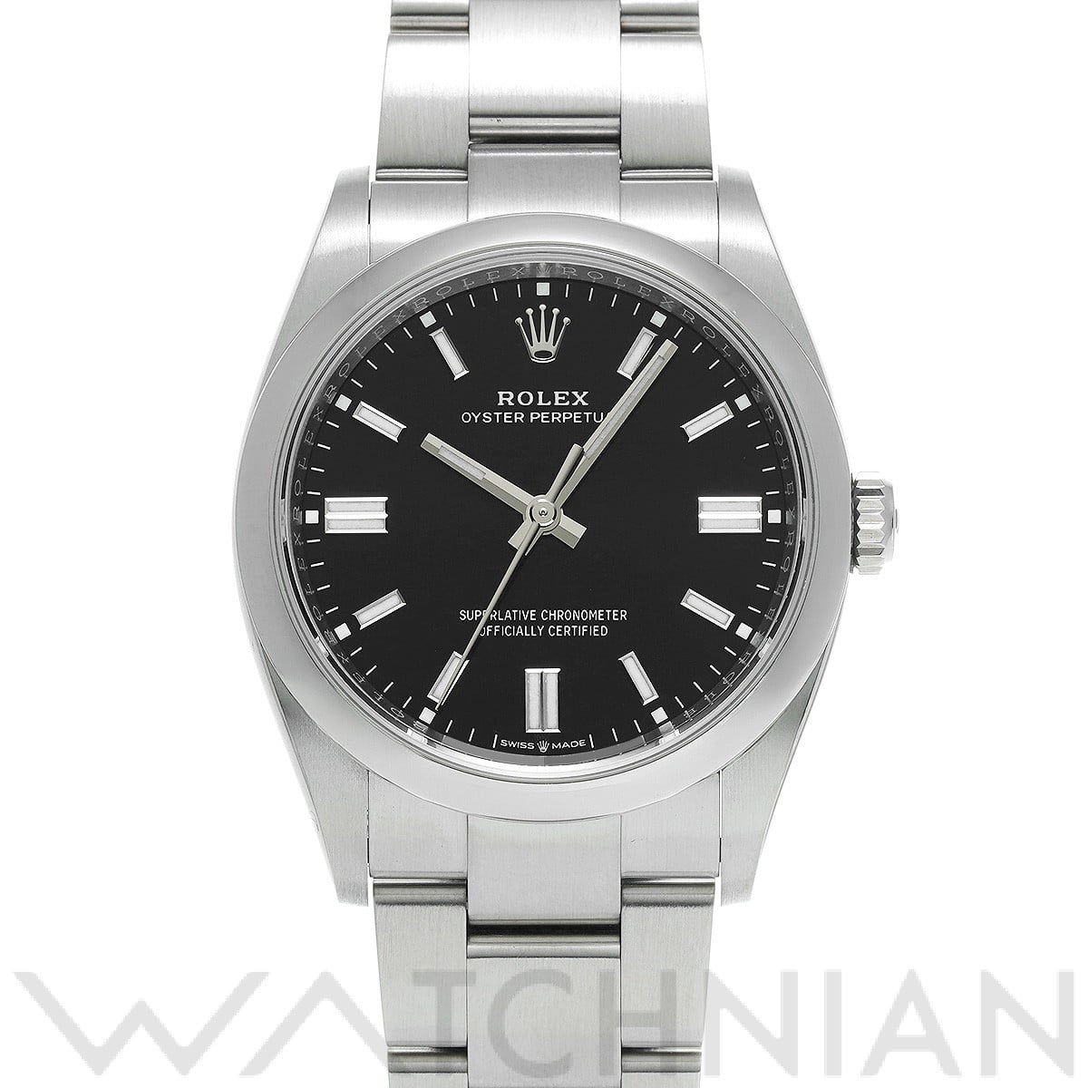 ロレックス オイスターパーペチュアル 36 126000 ブライトブラック メンズ 時計 【中古】【wristwatch】