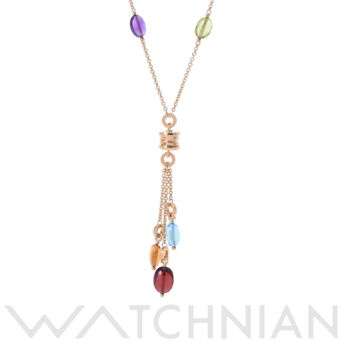 ブルガリ B-ZERO1エレメントネックレス ゴールド K18イエローゴールド YG レディース ジュエリー 【中古】【jewelry】