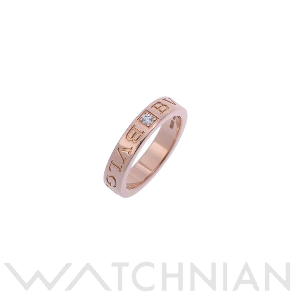ブルガリ BBダブルロゴ リング 1PD ゴールド K18ピンクゴールド PG レディース ジュエリー 【中古】【jewelry】