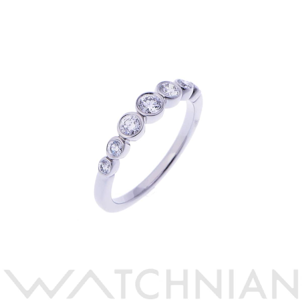 ティファニー ジャズ リング 7PD シルバー Pt950プラチナ レディース ジュエリー 【中古】【jewelry】
