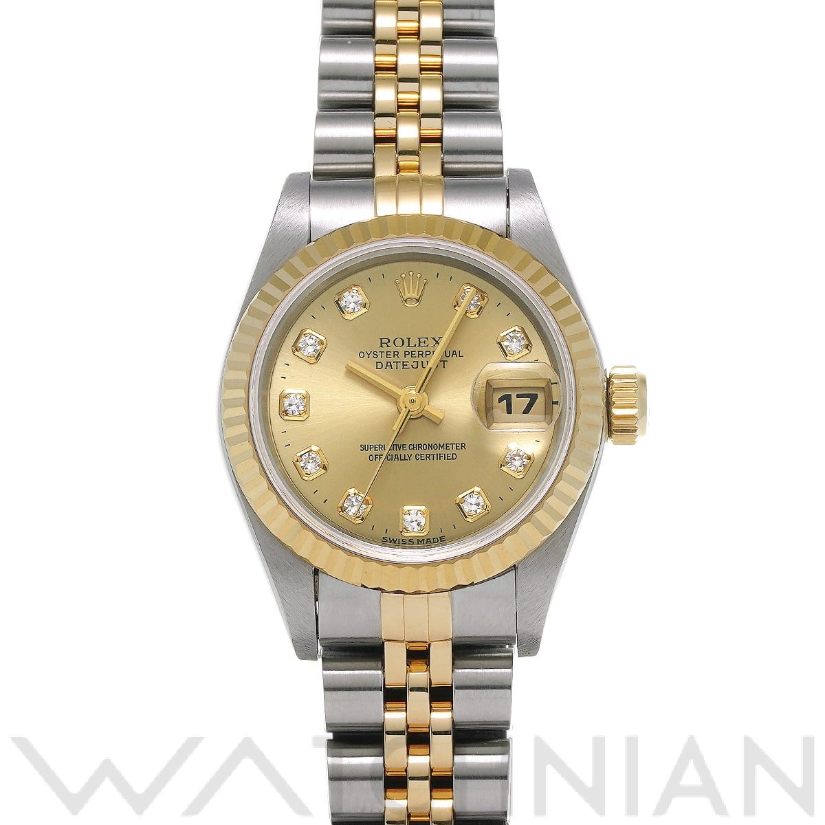 ロレックス / ROLEX デイトジャスト 69173G シャンパン/ダイヤモンド レディース 時計 【中古】【wristwatch】