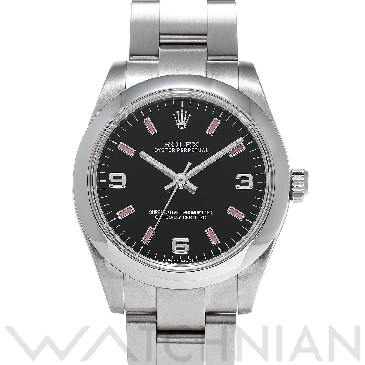 ロレックス / ROLEX オイスターパーペチュアル 31 177200 ブラック ユニセックス 時計 【中古】【wristwatch】