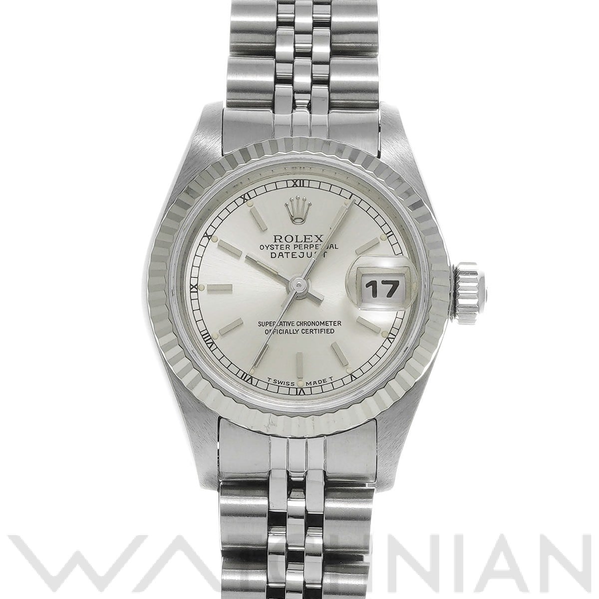 ロレックス デイトジャスト 69174 シルバー レディース 時計 【中古】【wristwatch】