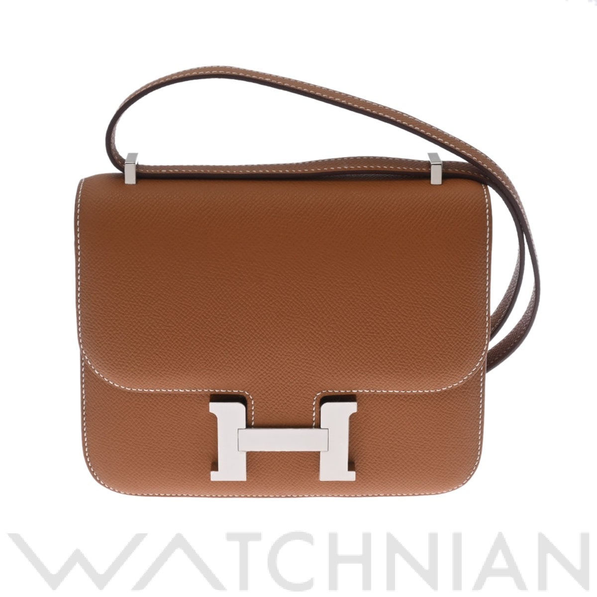 エルメス / HERMES コンスタンス ミニ 18 ミロワール ゴールド/パラジウム金具 ヴォーエプソン レディース バッグ 【新品】【bag】