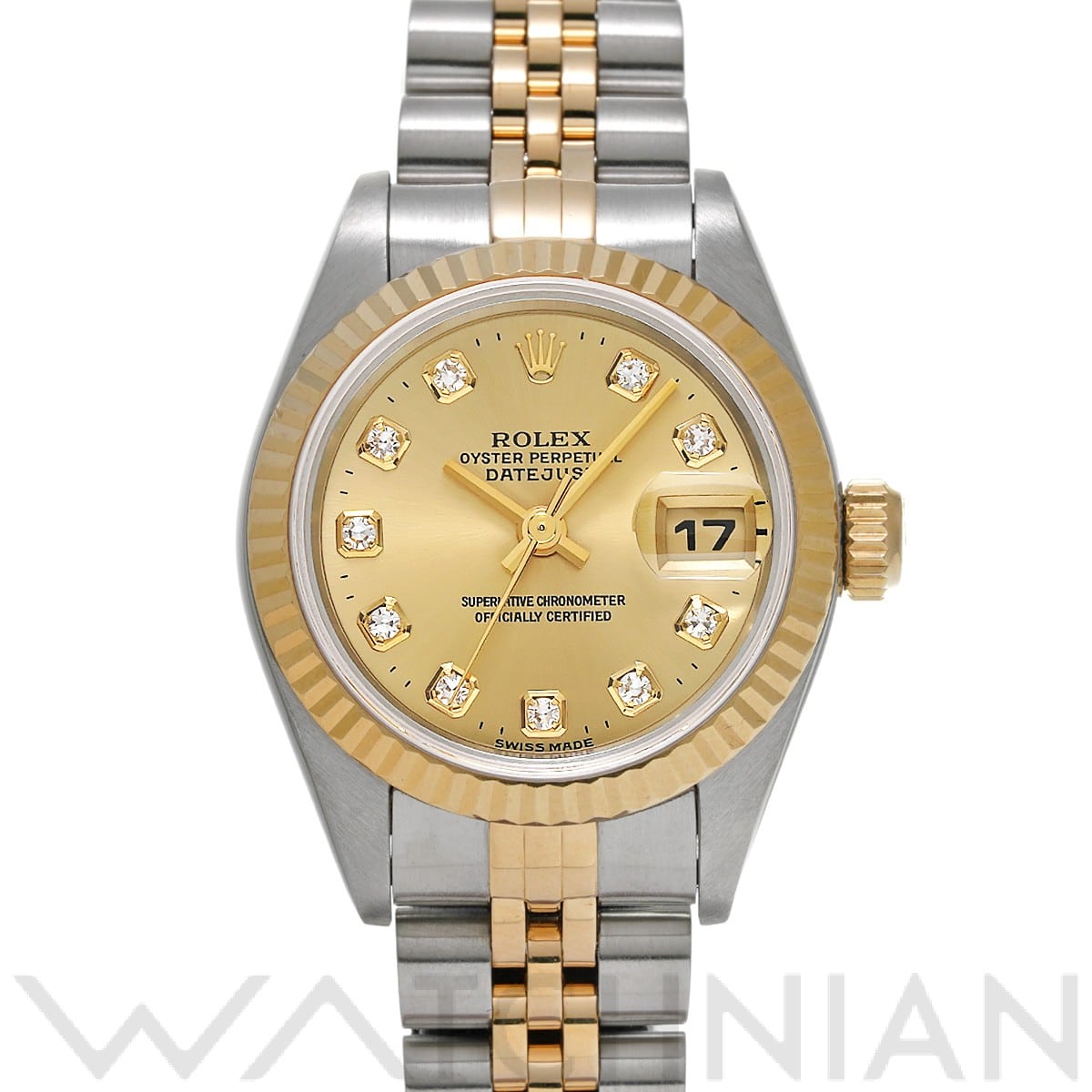 ロレックス / ROLEX デイトジャスト 69173G シャンパン/ダイヤモンド レディース 時計 【中古】【wristwatch】