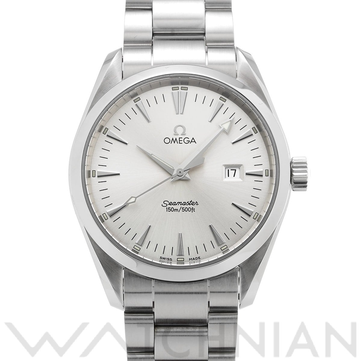 オメガ / OMEGA シーマスター アクアテラ クォーツ 2517.30 シルバー メンズ 時計 【中古】【wristwatch】