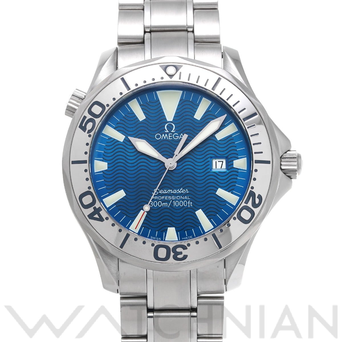 オメガ シーマスター プロフェッショナル 300 2265.80 ブルー メンズ 時計 【中古】【wristwatch】