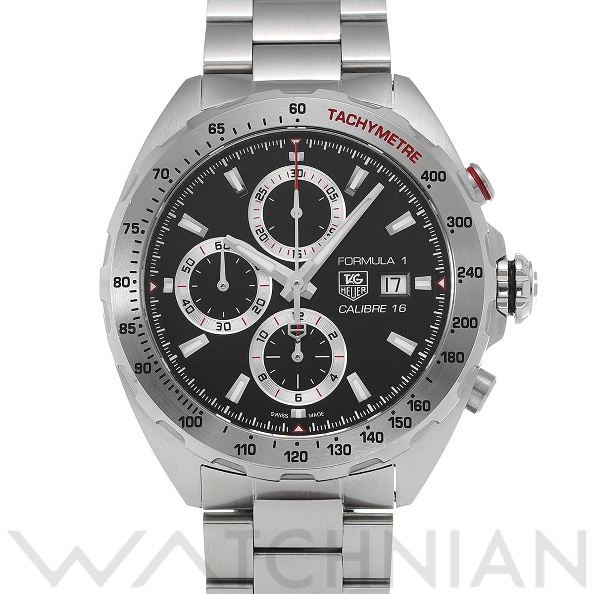 タグ ホイヤー / TAG HEUER フォーミュラ1 キャリバー16 クロノグラフ CAZ2010.BA0876 ブラック メンズ 時計 【中古】【wristwatch】