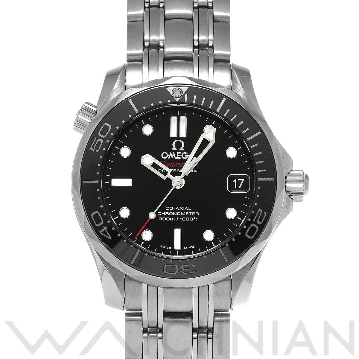 オメガ シーマスター ダイバー300 コーアクシャル 212.30.36.20.01.002 ブラック ユニセックス 時計 【中古】【wristwatch】