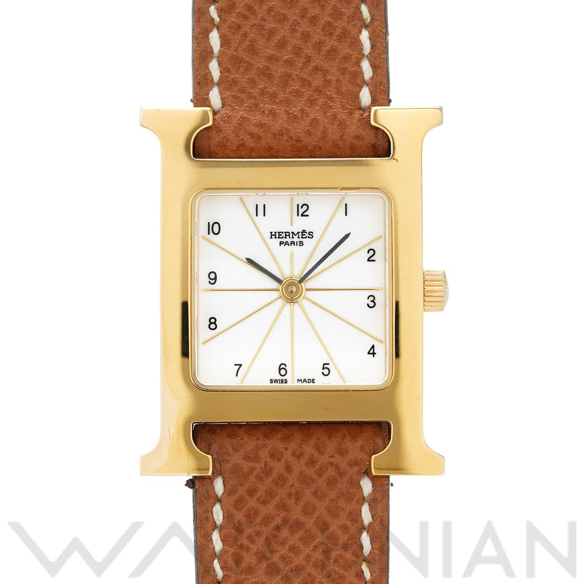 エルメス / HERMES Hウォッチ HH1.201 ホワイト レディース 時計 【中古】【wristwatch】