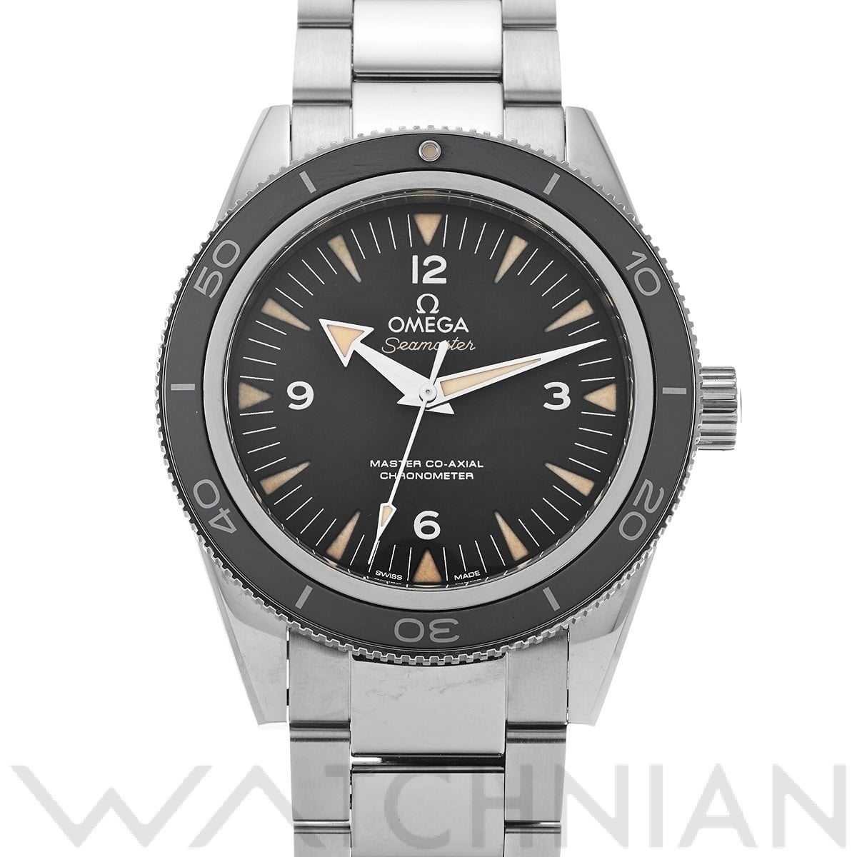 オメガ / OMEGA シーマスター 300 マスターコーアクシャル 233.30.41.21.01.001 ブラック メンズ 時計 【中古】【wristwatch】