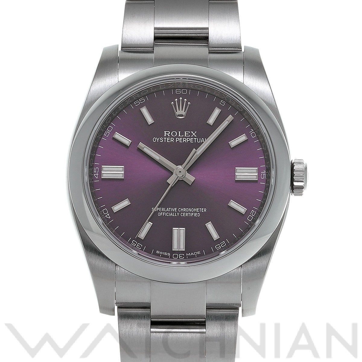 ロレックス オイスターパーペチュアル 36 116000 レッドグレープ メンズ 時計 【中古】【wristwatch】