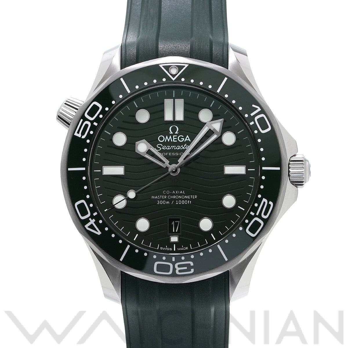 オメガ / OMEGA シーマスター ダイバー300 コーアクシャル マスタークロノメーター 210.32.42.20.10.001 グリーン メンズ 時計 【中古】【wristwatch】