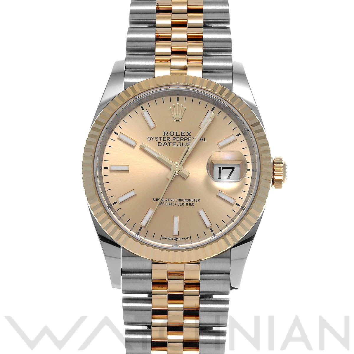 ロレックス デイトジャスト 36 126233 シャンパン メンズ 時計 【中古】【wristwatch】