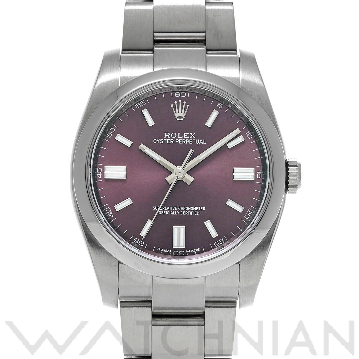 ロレックス オイスターパーペチュアル 36 116000 レッドグレープ メンズ 時計 【中古】【wristwatch】